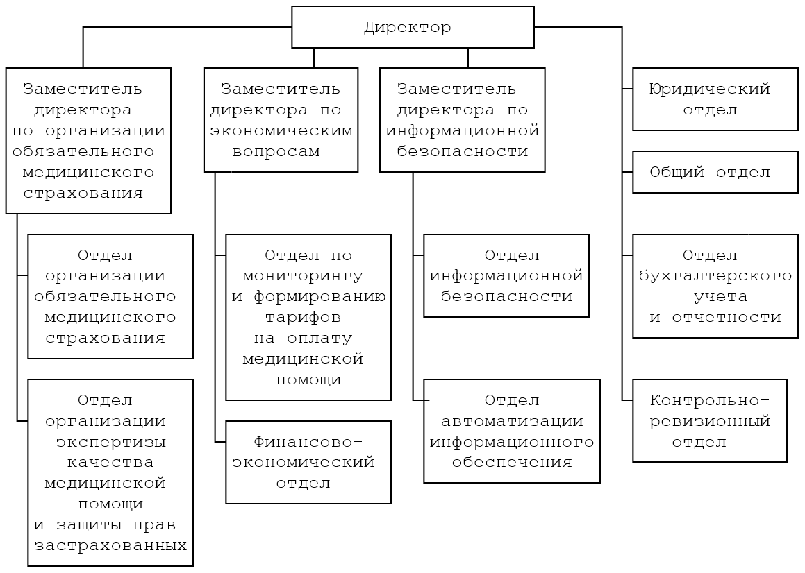 Структура Территориального Фонда Обязательного Медицинского страхования Новгородской Области